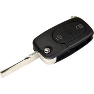 Корпус ключа Audi с выкидным жалом под 2 кнопки и 1 кнопка паника