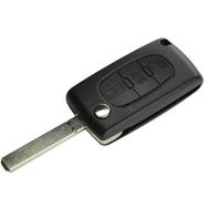 Корпус ключа Citroen с выкидным лезвием под 3 кнопки