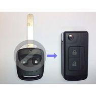 Корпус ключ Subaru с выкидным лезвием под 2 кнопки