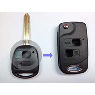 Корпус ключ Toyota с выкидным жалом под 2 кнопки