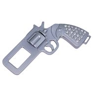 Заглушка ремня безопасности GUN SILVER в виде револьвера