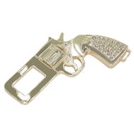 Заглушка ремня безопасности GUN GOLD в виде револьвера