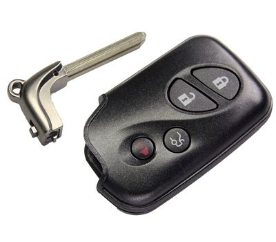 Cмарт ключ Lexus пульт ДУ с лезвием в корпусе и 4 кнопками