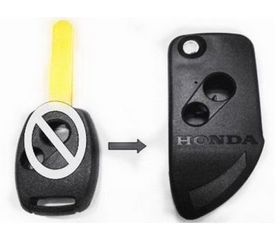Корпус ключа Honda с выкидным лезвием под 2 кнопки