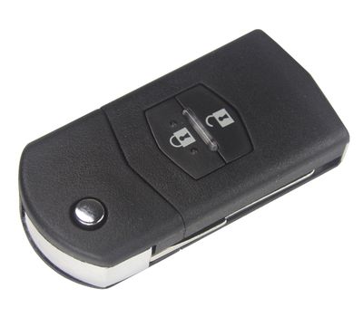 Корпус ключа Mazda с выкидным жалом под 2 кнопки