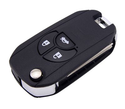 Корпус ключа Nissan с выкидным жалом под 3 кнопки