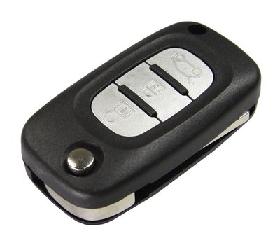 Корпус ключа Renault с выкидным лезвием под 3 кнопки