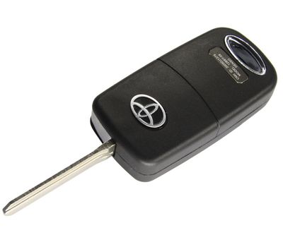 Корпус ключ Toyota с выкидным лезвием под 2 кнопки