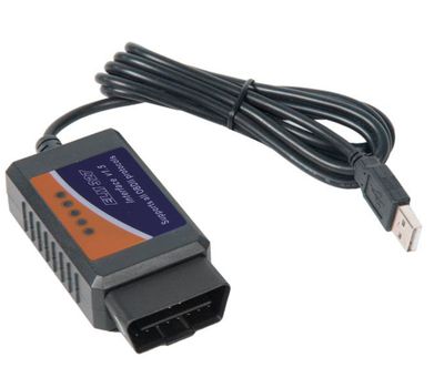 OBD II - USB автомобильный диагностический сканер ошибок ELM 327 1.5 25k80