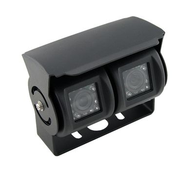 Двойная камера для грузового транспорта с сенсором CCD и защитным козырьком